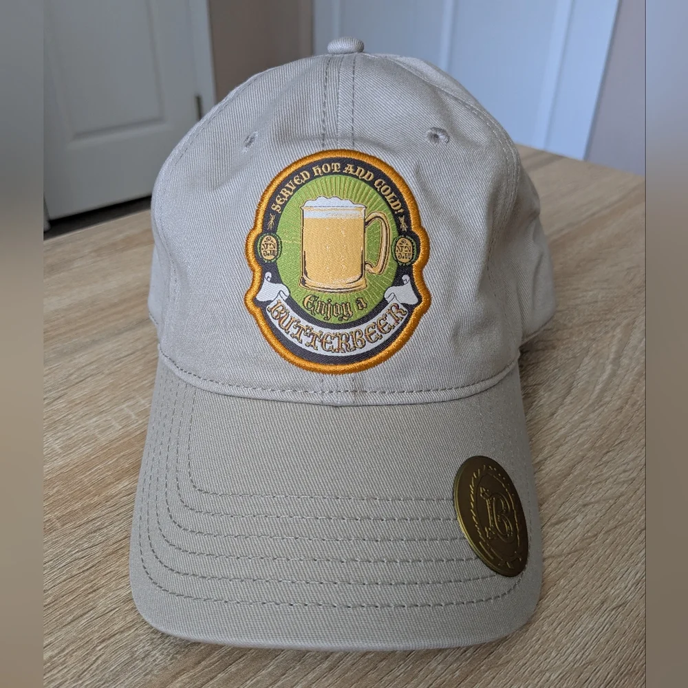 Butterbeer Baseball Cap From Universal The Wizarding World Of Harry Potter, Used - Picture 1 of 10